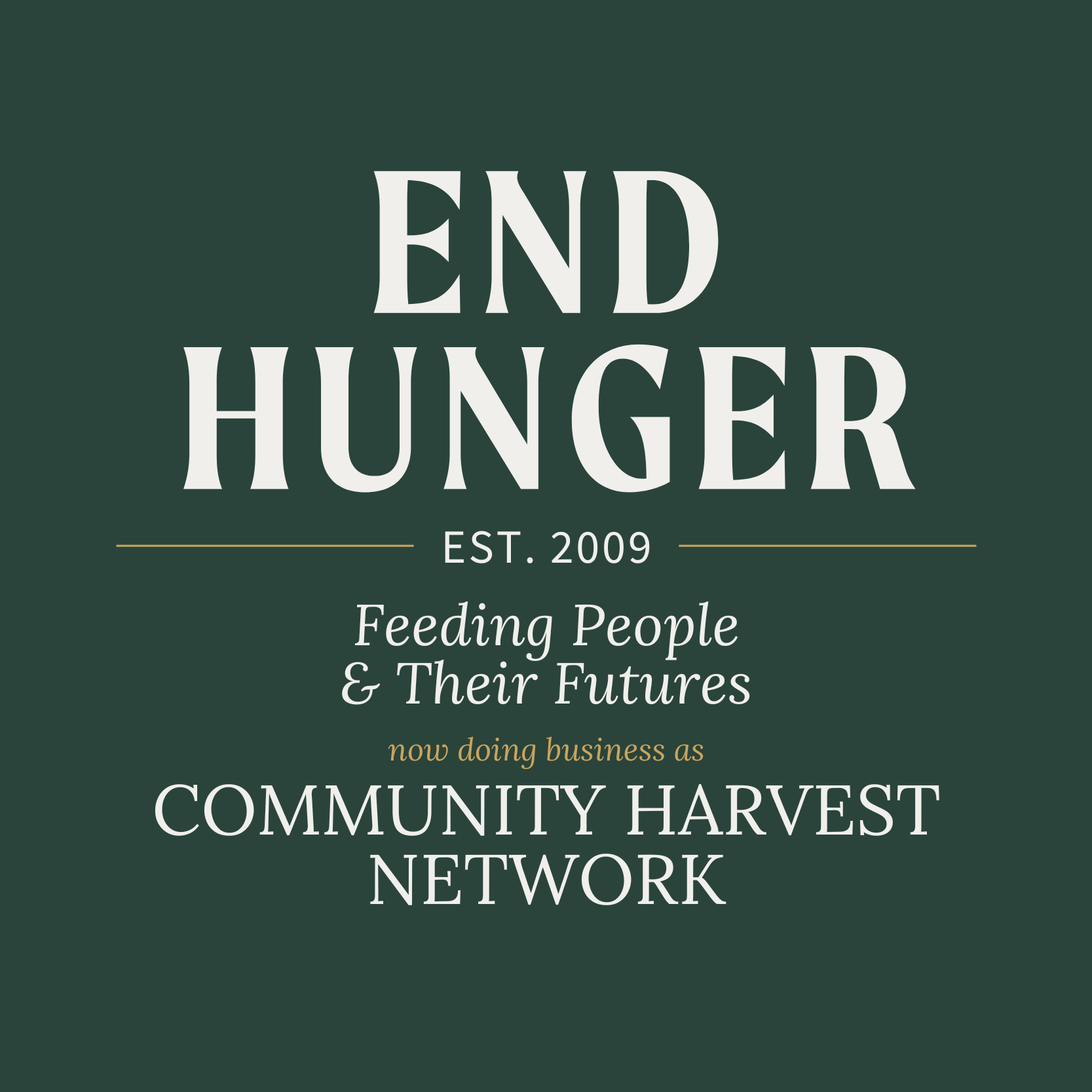 End Hunger Month - Food Drive - logo